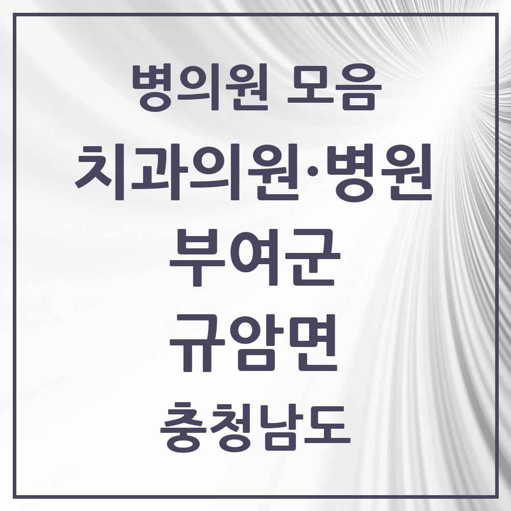 2025 충청남도 부여군 규암면 치과 목록 1곳