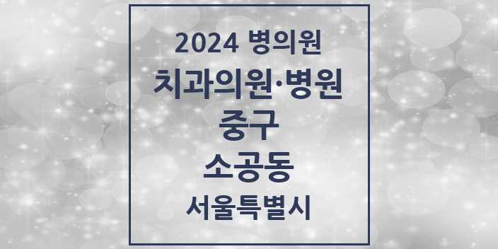 2024 서울특별시 중구 소공동 치과의원, 치과병원 모음(24년 4월)
