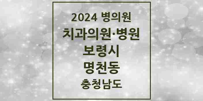 2024 명천동 치과 모음 1곳 | 충청남도 보령시 추천 리스트