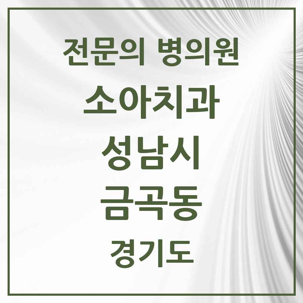 2025 경기도 성남시 금곡동 소아치과 전문의 치과 목록 16곳