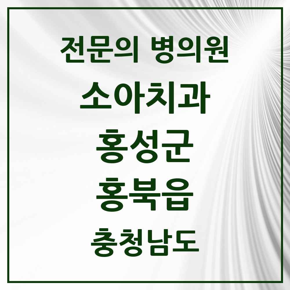 2025 충청남도 홍성군 홍북읍 소아치과 전문의 치과 목록 1곳