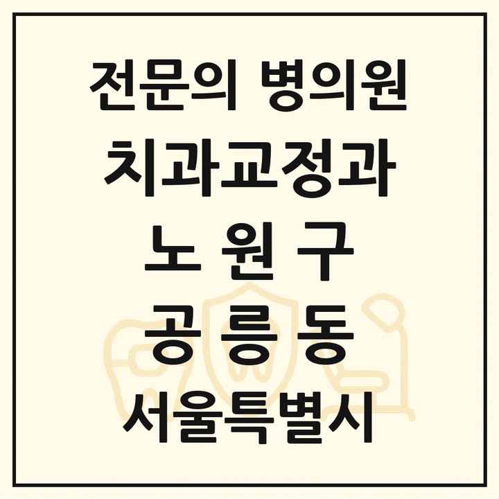 2026 서울특별시 노원구 공릉동 치과교정과 전문의 치과 목록 17곳