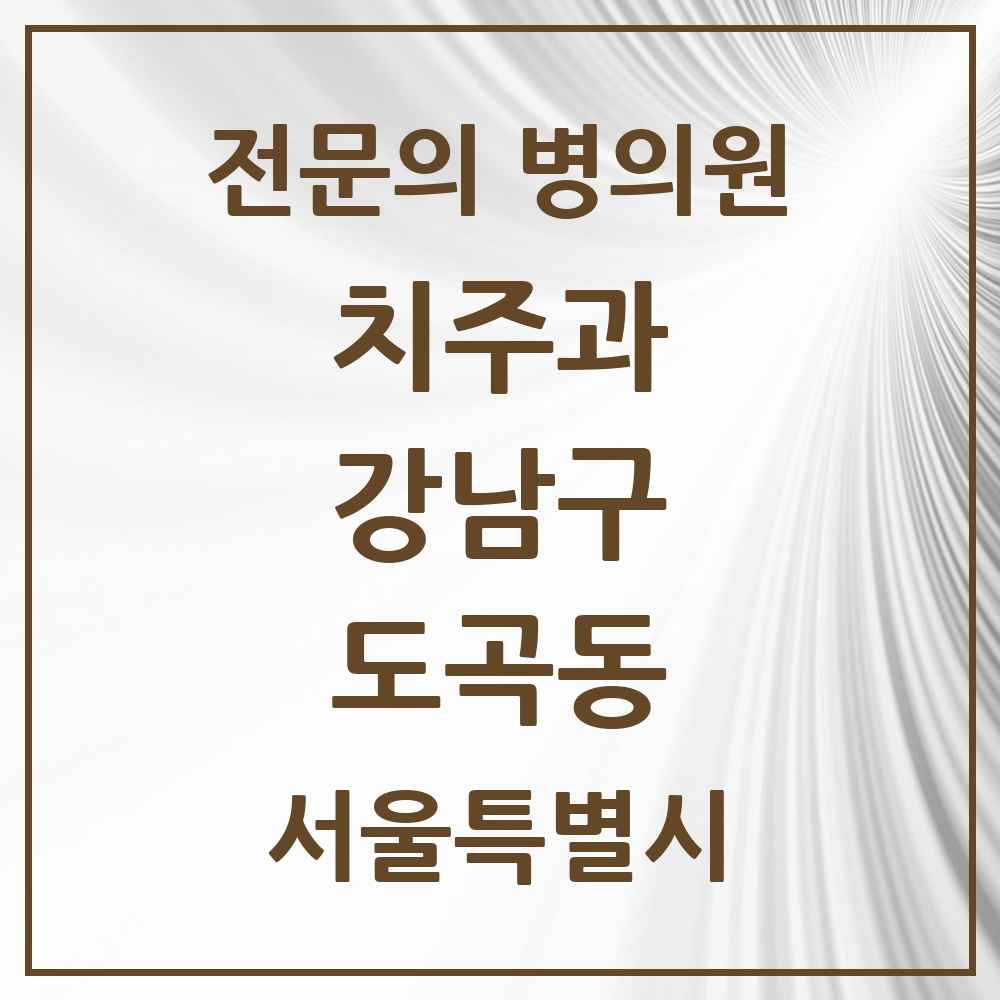 2025 서울특별시 강남구 도곡동 치주과 전문의 치과 목록 27곳