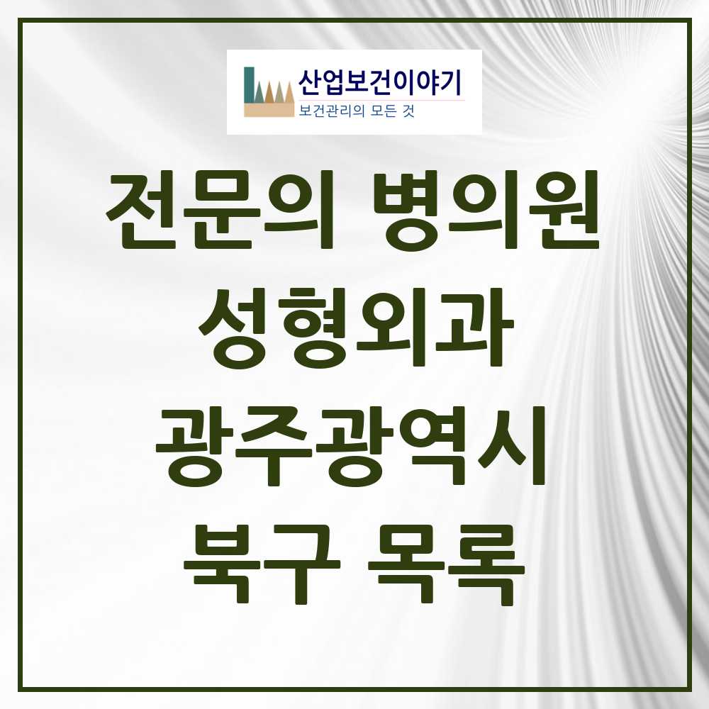 2025 북구 성형외과 전문의 의원·병원 모음 1곳 | 광주광역시 추천 리스트