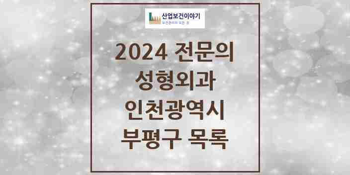 2024 부평구 성형외과 전문의 의원·병원 모음 | 인천광역시 리스트