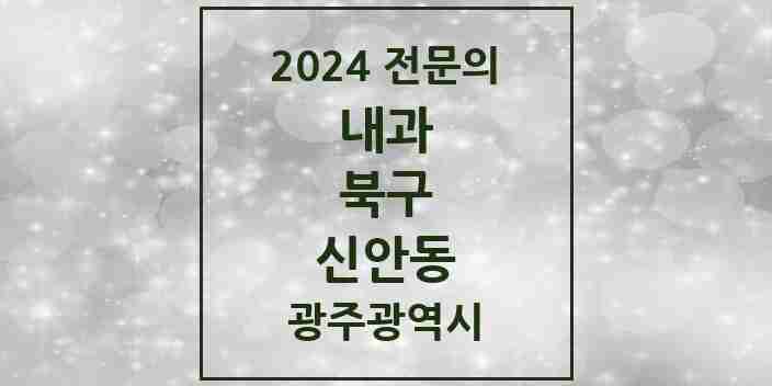 2024 신안동 내과 전문의 의원·병원 모음 3곳 | 광주광역시 북구 추천 리스트