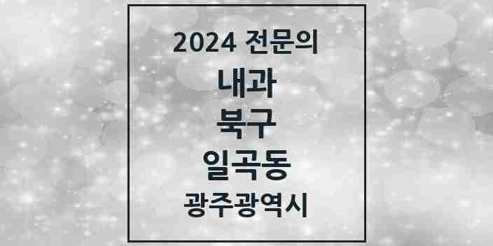 2024 일곡동 내과 전문의 의원·병원 모음 5곳 | 광주광역시 북구 추천 리스트