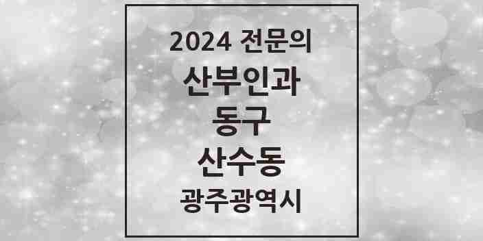 2024 산수동 산부인과 전문의 의원·병원 모음 1곳 | 광주광역시 동구 추천 리스트