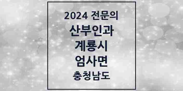 2024 엄사면 산부인과 전문의 의원·병원 모음 1곳 | 충청남도 계룡시 추천 리스트