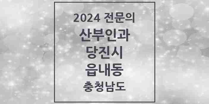 2024 읍내동 산부인과 전문의 의원·병원 모음 3곳 | 충청남도 당진시 추천 리스트