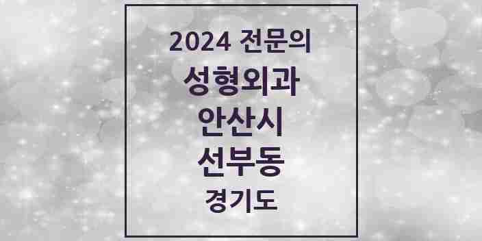 2024 선부동 성형외과 전문의 의원·병원 모음 | 경기도 안산시 리스트