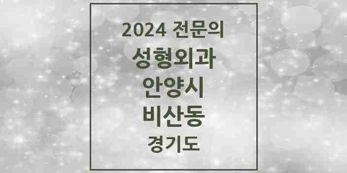 2024 비산동 성형외과 전문의 의원·병원 모음 1곳 | 경기도 안양시 추천 리스트