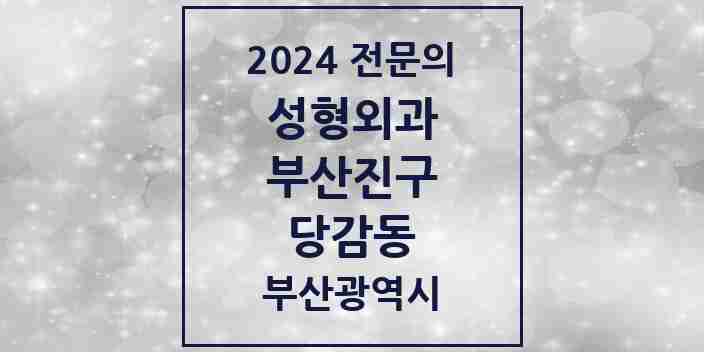 2024 당감동 성형외과 전문의 의원·병원 모음 1곳 | 부산광역시 부산진구 추천 리스트