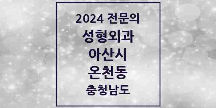 2024 온천동 성형외과 전문의 의원·병원 모음 1곳 | 충청남도 아산시 추천 리스트