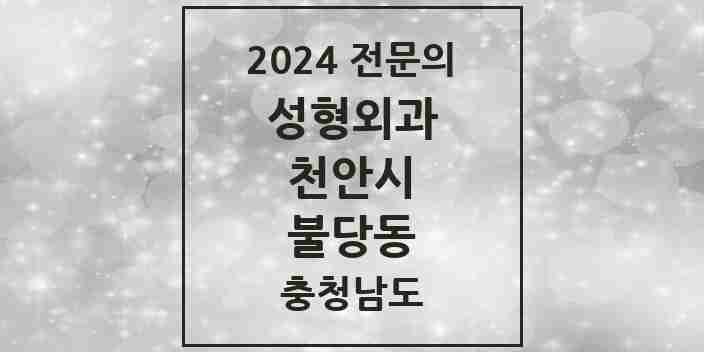 2024 불당동 성형외과 전문의 의원·병원 모음 2곳 | 충청남도 천안시 추천 리스트