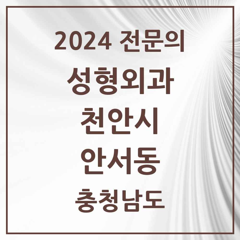 2024 안서동 성형외과 전문의 의원·병원 모음 1곳 | 충청남도 천안시 추천 리스트