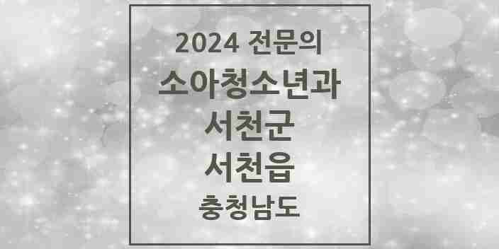 2024 서천읍 소아청소년과(소아과) 전문의 의원·병원 모음 1곳 | 충청남도 서천군 추천 리스트