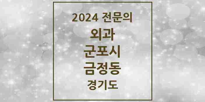 2024 금정동 외과 전문의 의원·병원 모음 | 경기도 군포시 리스트