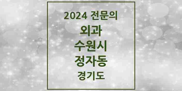 2024 정자동 외과 전문의 의원·병원 모음 | 경기도 수원시 리스트