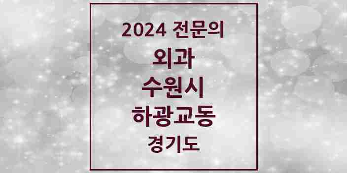 2024 하광교동 외과 전문의 의원·병원 모음 | 경기도 수원시 리스트