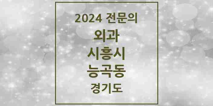 2024 능곡동 외과 전문의 의원·병원 모음 | 경기도 시흥시 리스트