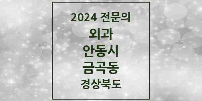 2024 금곡동 외과 전문의 의원·병원 모음 1곳 | 경상북도 안동시 추천 리스트