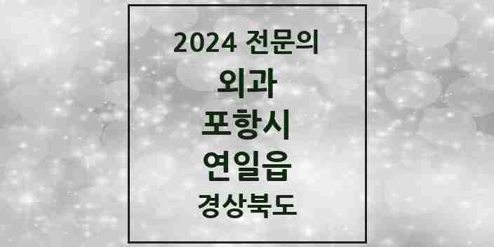 2024 연일읍 외과 전문의 의원·병원 모음 1곳 | 경상북도 포항시 추천 리스트