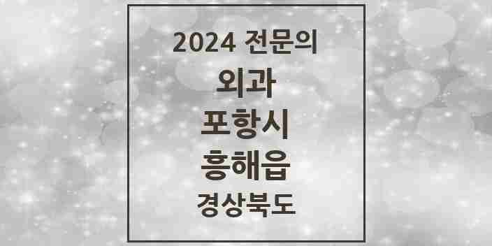 2024 흥해읍 외과 전문의 의원·병원 모음 5곳 | 경상북도 포항시 추천 리스트