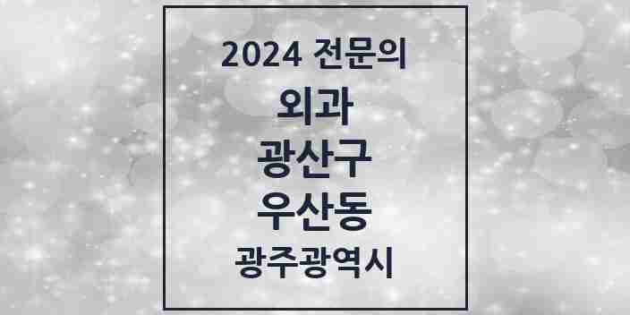 2024 우산동 외과 전문의 의원·병원 모음 1곳 | 광주광역시 광산구 추천 리스트