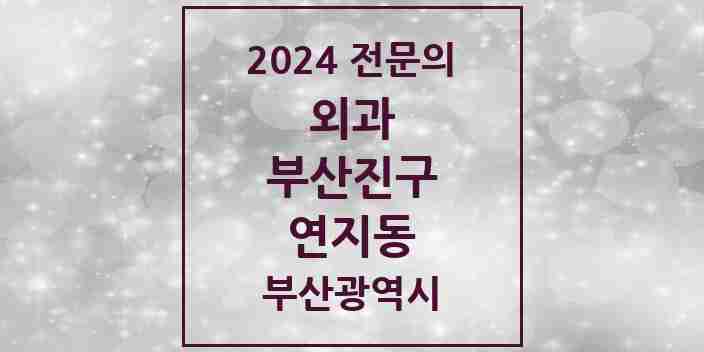 2024 연지동 외과 전문의 의원·병원 모음 1곳 | 부산광역시 부산진구 추천 리스트