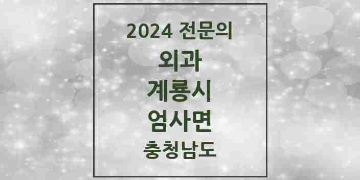 2024 엄사면 외과 전문의 의원·병원 모음 1곳 | 충청남도 계룡시 추천 리스트