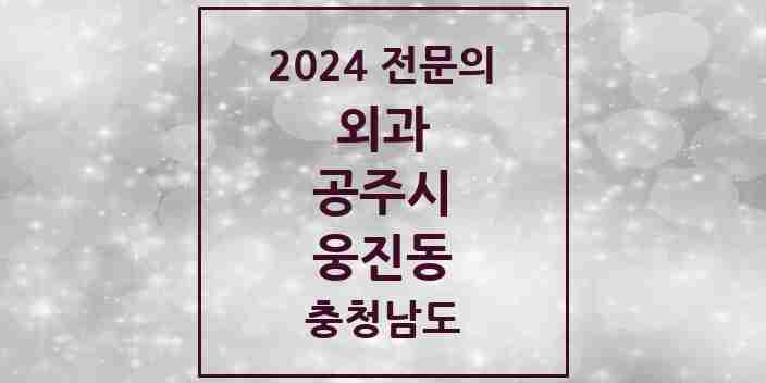 2024 웅진동 외과 전문의 의원·병원 모음 1곳 | 충청남도 공주시 추천 리스트