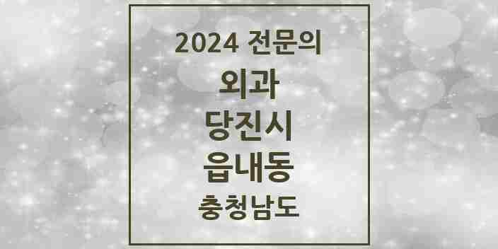 2024 읍내동 외과 전문의 의원·병원 모음 5곳 | 충청남도 당진시 추천 리스트