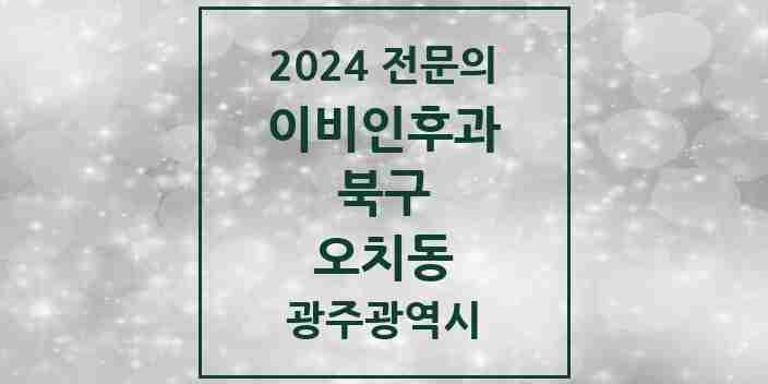 2024 오치동 이비인후과 전문의 의원·병원 모음 | 광주광역시 북구 리스트