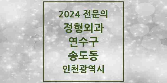 2024 송도동 정형외과 전문의 의원·병원 모음 12곳 | 인천광역시 연수구 추천 리스트