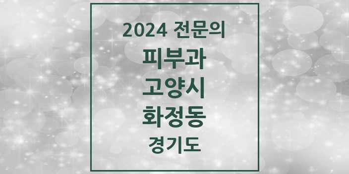 2024 화정동 피부과 전문의 의원·병원 모음 5곳 | 경기도 고양시 추천 리스트