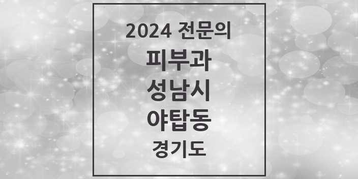 2024 야탑동 피부과 전문의 의원·병원 모음 | 경기도 성남시 리스트