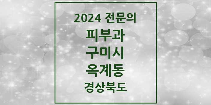 2024 옥계동 피부과 전문의 의원·병원 모음 1곳 | 경상북도 구미시 추천 리스트