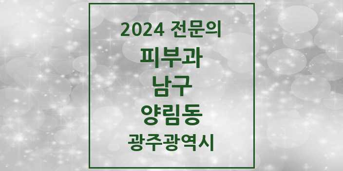 2024 양림동 피부과 전문의 의원·병원 모음 1곳 | 광주광역시 남구 추천 리스트