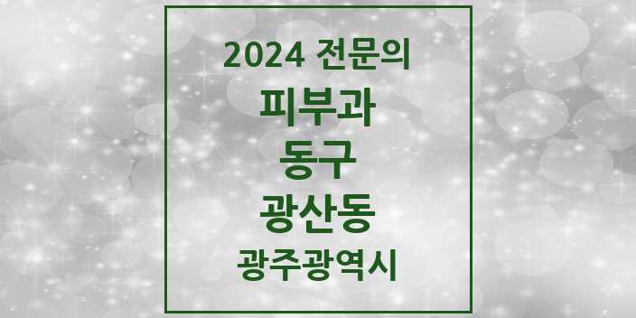 2024 광산동 피부과 전문의 의원·병원 모음 1곳 | 광주광역시 동구 추천 리스트