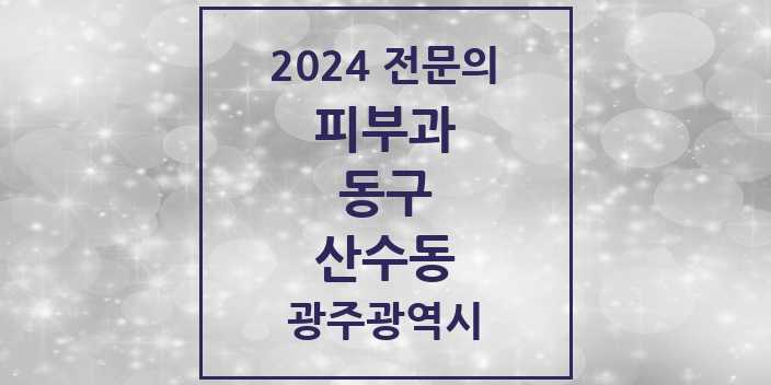 2024 산수동 피부과 전문의 의원·병원 모음 1곳 | 광주광역시 동구 추천 리스트