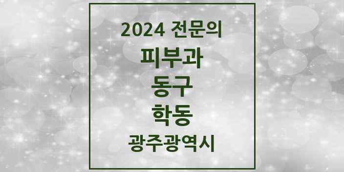 2024 학동 피부과 전문의 의원·병원 모음 4곳 | 광주광역시 동구 추천 리스트