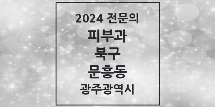 2024 문흥동 피부과 전문의 의원·병원 모음 1곳 | 광주광역시 북구 추천 리스트