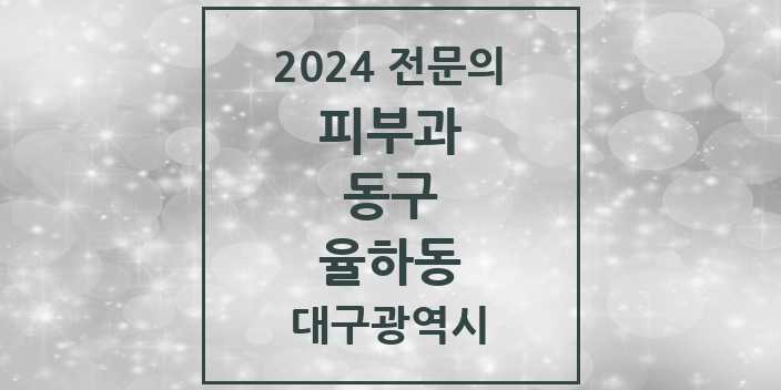 2024 율하동 피부과 전문의 의원·병원 모음 1곳 | 대구광역시 동구 추천 리스트