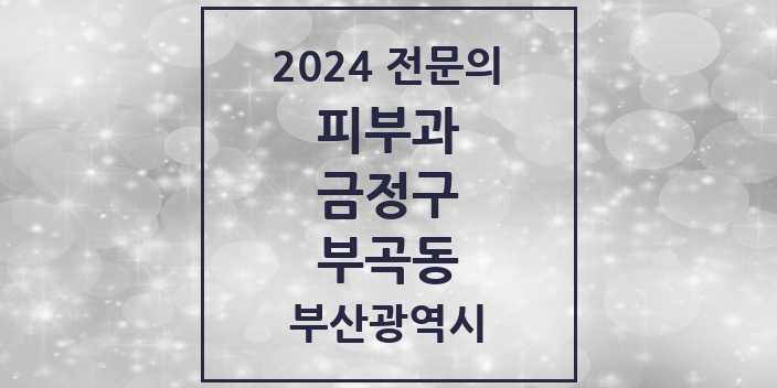 2024 부곡동 피부과 전문의 의원·병원 모음 1곳 | 부산광역시 금정구 추천 리스트