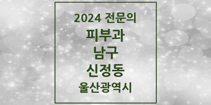 2024 신정동 피부과 전문의 의원·병원 모음 2곳 | 울산광역시 남구 추천 리스트