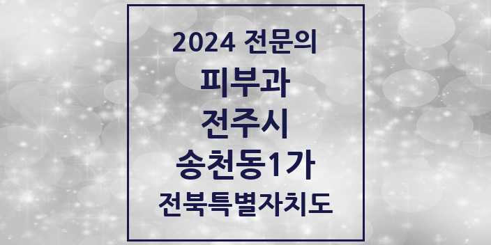 2024 송천동1가 피부과 전문의 의원·병원 모음 | 전북특별자치도 전주시 리스트