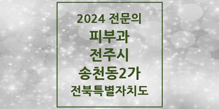 2024 송천동2가 피부과 전문의 의원·병원 모음 | 전북특별자치도 전주시 리스트