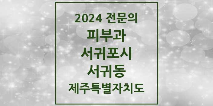 2024 서귀동 피부과 전문의 의원·병원 모음 1곳 | 제주특별자치도 서귀포시 추천 리스트