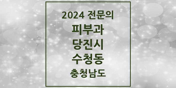 2024 수청동 피부과 전문의 의원·병원 모음 | 충청남도 당진시 리스트